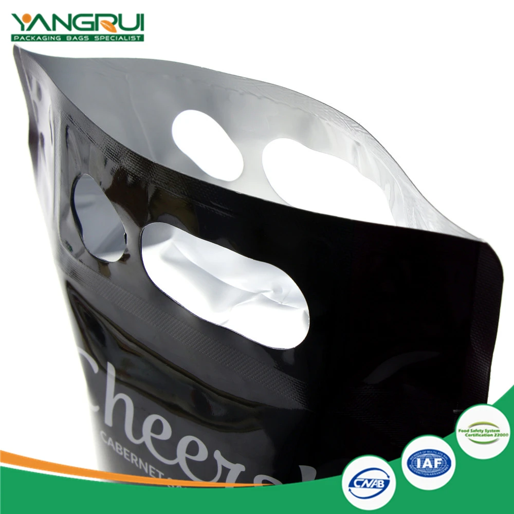 Cov Hnab Txhuam Hnab Txhuas Hnab Aluninum Spout Bag Aluninum Foil Wine Bag