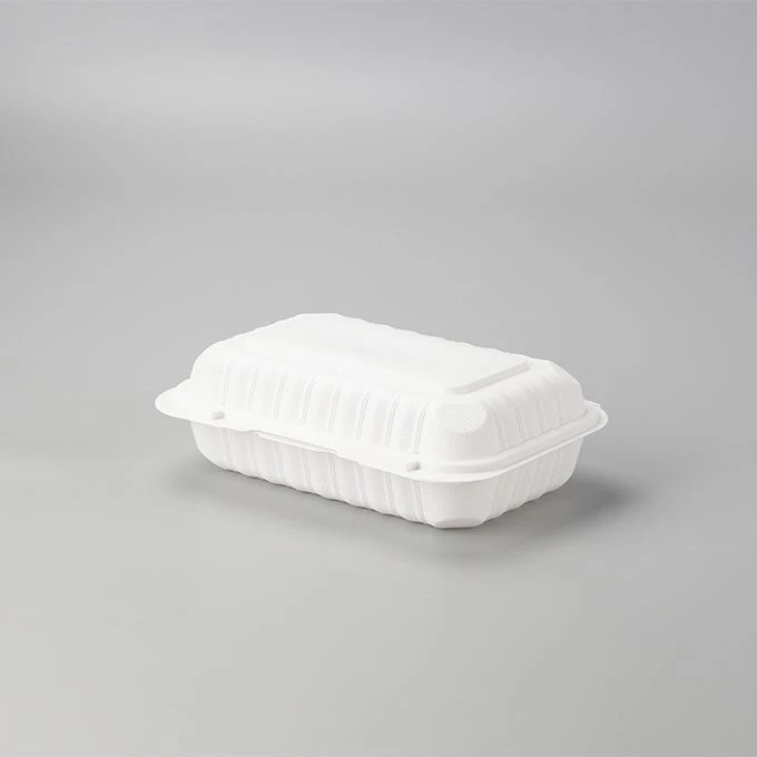3 Cov Khoom Siv Biodegradable Disposable Takeout Microwave Ntim Thawv Yas Lun...