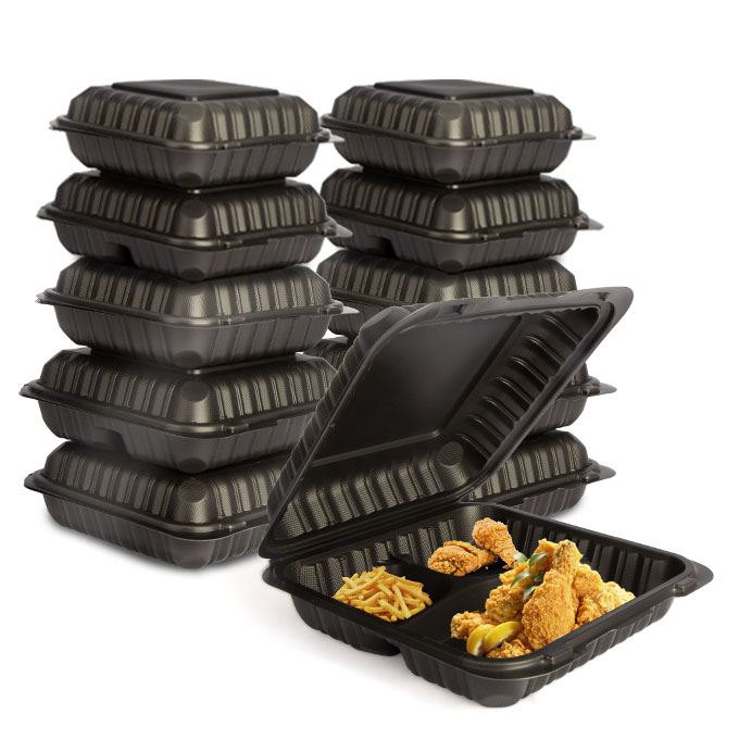 Tsev noj mov Supply Mus Disposable Biodegradable Take Away Containers Food Packaging Take Out Box Rau Muag