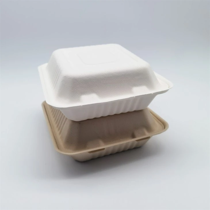 Biodegradable Qab Zib Bagasse Fiber Pulp Paper Takeout Thawv