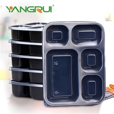 Lag luam wholesale Bpa Dawb Take Away Fast Food Packing Boxes Customization M...