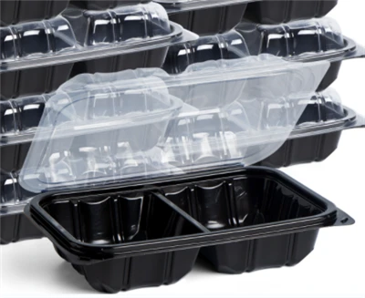 2Compartments PP Mus Thawv Khoom Noj