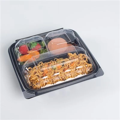 9x9 '' Hinged Lid Takeout Food Container