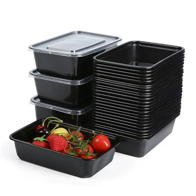 Disposable Rectangle Meal Prep Containers
