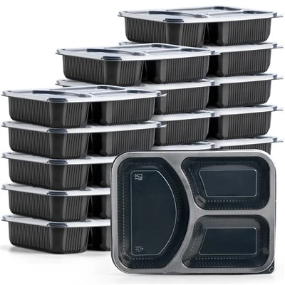 38 Oz Khoom noj khoom haus Prep Thawv Nrog Lids