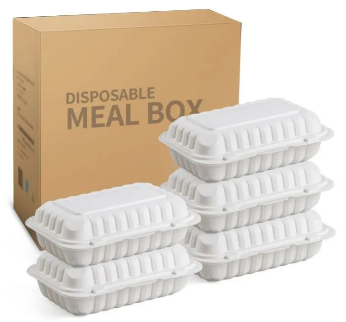 MFPP White Take Out Lunch Box