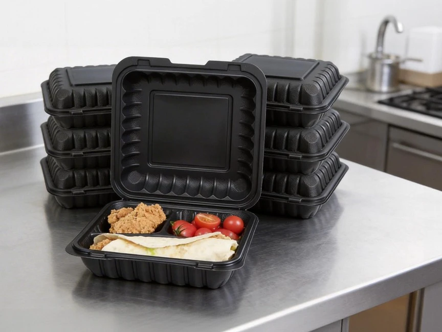 hinged plastic containers wholesale